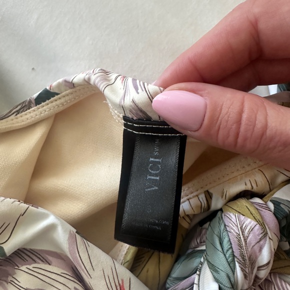 Vici Floral Tie Waist Bikini Small - Picture 3 of 6